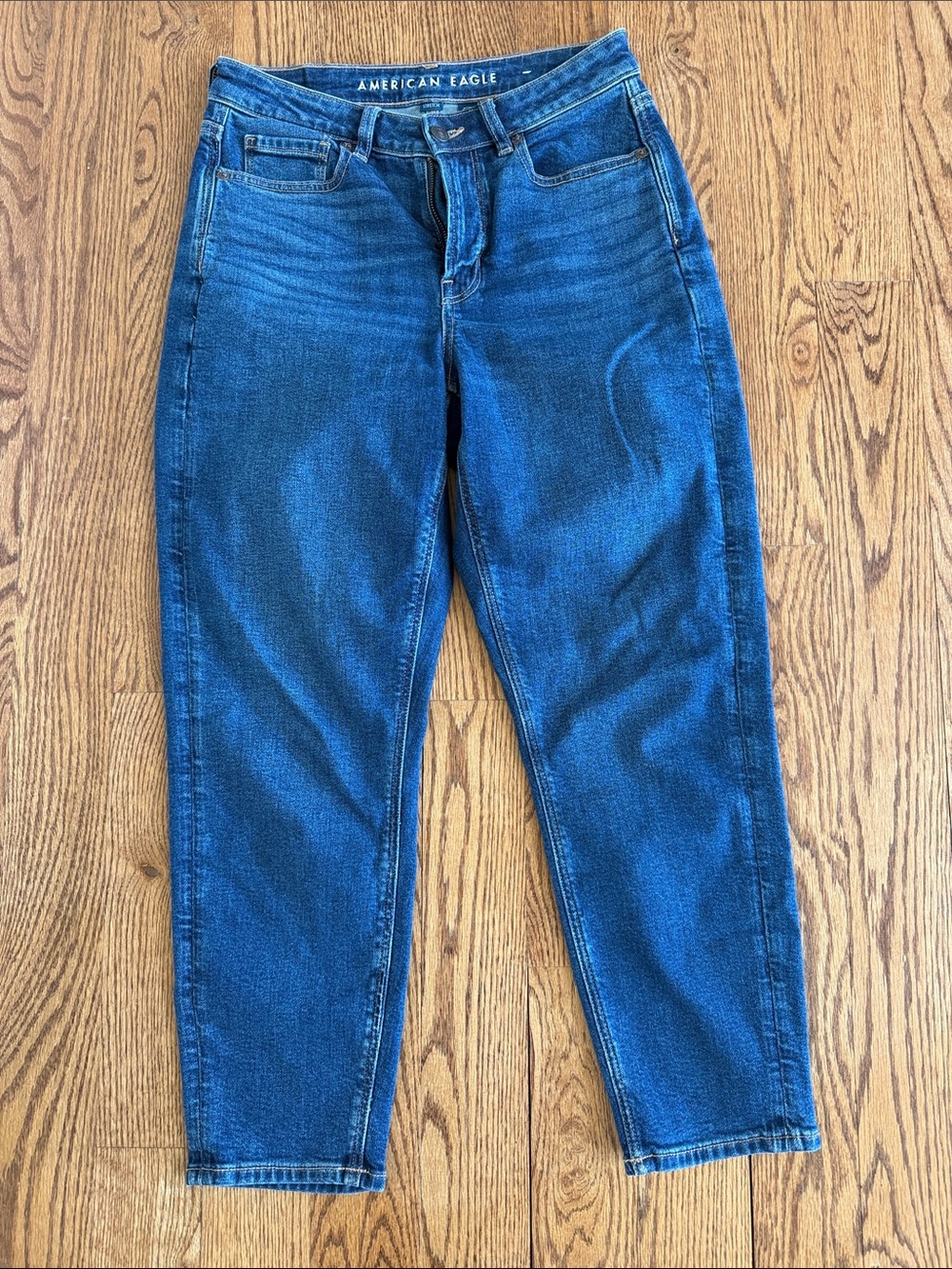 American Eagle Outfitters Boyfriend Jeans - Deep Blue Denim